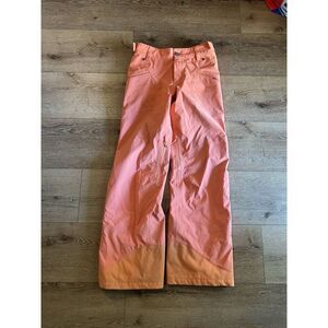 FlyLow Womens Orange Ski Snowboard Snow Pants Size XL
